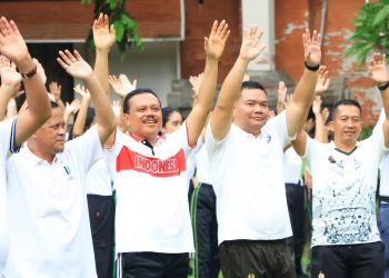 Senam Bersama Padukan Gerak Langkah dalam Pemberantasan Korupsi