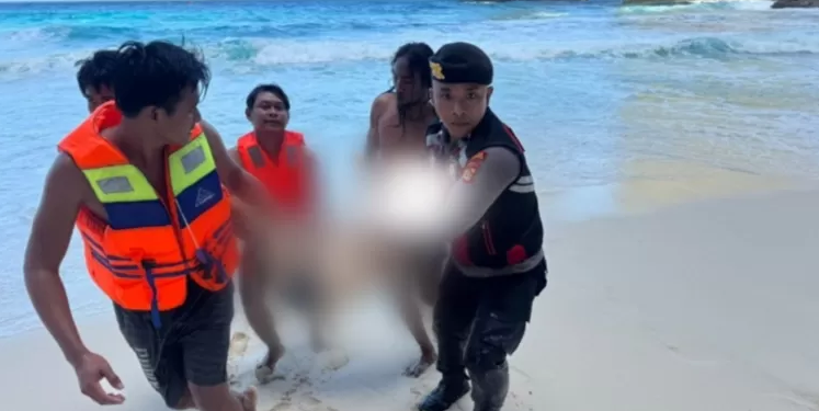 Turis Asal Ukraina Tewas Usai Terseret Ombak di Pantai Diamond, Nusa Penida