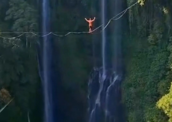 WNA Peniti Tali di Air Terjun Sekumpul Belum Teridentifikasi, Dispar Buleleng Mengaku Lalai