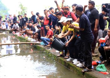 Bupati Satria Buka Lomba Mancing ST. Werdhi Mandala Tusan