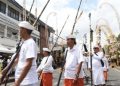 Prosesi Nyenuk di Puri Agung Jro Kuta Denpasar Berlangsung Meriah