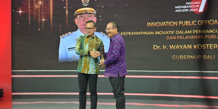 Gubernur Bali Terima Penghargaan Innovation Public Official Leader atas Dedikasi dan Inovasi Berkelanjutan