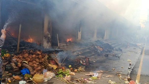 Kebakaran Pasar Menanga Diduga Dipicu Korsleting Kipas Angin
