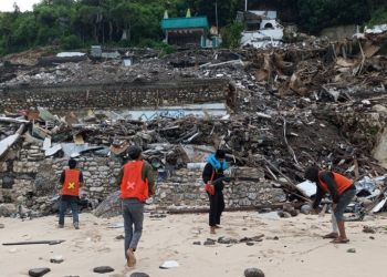 Pantai Bingin Ditata Ulang, Pembersihan Puing Ditarget Rampung Sebulan