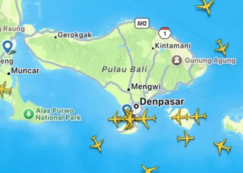 Cuaca Buruk di Bali, Sejumlah Pesawat Berputar di Udara Menunggu Pendaratan