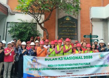 Disnaker ESDM Bali Sisir Fasilitas Publik, Pastikan Alat Kerja Aman