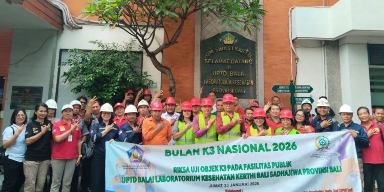 Disnaker ESDM Bali Sisir Fasilitas Publik, Pastikan Alat Kerja Aman