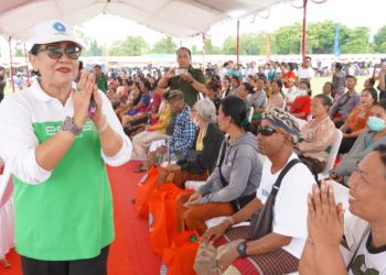 Dorong Ekonomi Lokal, Team Penggerak PKK Bali Sediakan Stan Gratis untuk 138 UMKM di Pasar Rakyat