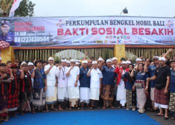 Dukung Mobilitas Pemedek di Besakih, PBMB Buka Posko Bengkel Gratis 24 Jam