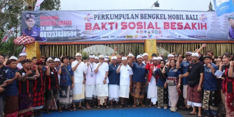 Dukung Mobilitas Pemedek di Besakih, PBMB Buka Posko Bengkel Gratis 24 Jam
