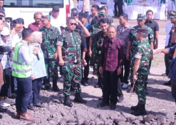 Gubernur Koster dan Kasad Jenderal Maruli Simanjuntak Pantau Persiapan Lahan PSEL Denpasar Raya