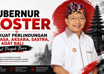 Gubernur Koster Perkuat Perlindungan Bahasa, Aksara, Sastra, dan Adat Bali Melalui Pergub Baru