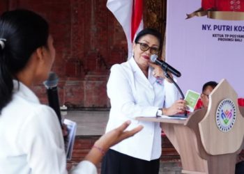 Ibu Putri Koster Usulkan Posyandu di Bali Diberi Nama Sesuai Banjar
