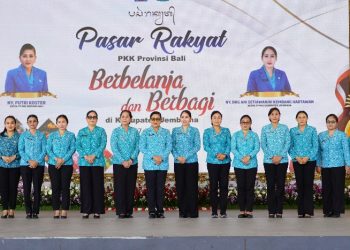 Gerakkan Ekonomi Kerakyatan, TP PKK Bali Gelar Pasar Rakyat di Jembrana
