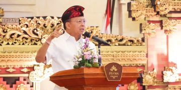 Gubernur Wayan Koster membuka ITMW 2026 di Sanur dan membahas infrastruktur pariwisata Bali