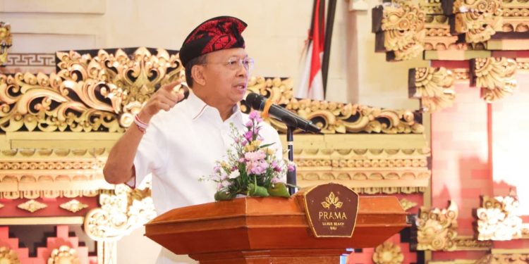 Gubernur Wayan Koster membuka ITMW 2026 di Sanur dan membahas infrastruktur pariwisata Bali