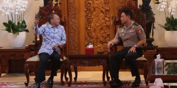 Bertemu Gubernur Koster Sebelum Tinggalkan Bali, Irjen Daniel Berharap Sinergi dengan Pemprov Terus Berlanjut