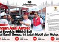 Mulai 17 Oktober, Isi BBM di Bali Diatur Ganjil Genap, Mobil Maksimal 20 Liter dan Motor 3 Liter.