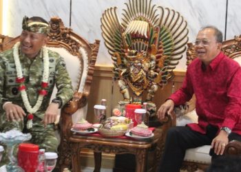 Gubernur Koster Sambut Pangdam IX/Udayana yang Baru, Dua Putra Buleleng Siap Bersinergi Jaga Bali